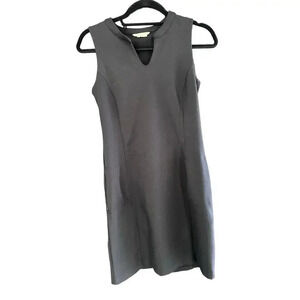 Royal Robbins Women's Gray Sleeveless V-Neck Bodycon Mini Dress Size Small